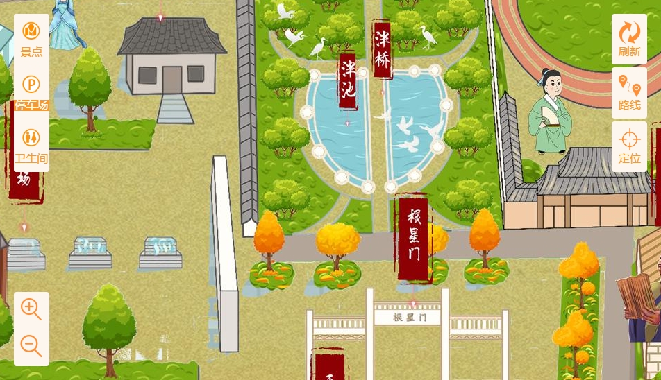 沙溪镇手绘地图景区语音讲解导览系统：智慧景区建设的基石